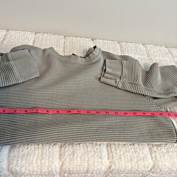 H&M Mens Med Crew Neck Ribbed Sweater Casual Office Cozy Career Timeless - Picture 5 of 10